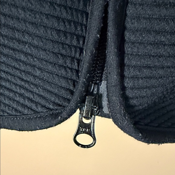 MPG Black Ribbed Performance Zip Jacket - Picture 5 of 7